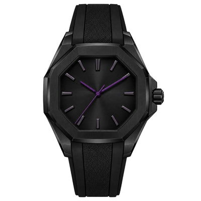 All-black octagonal, purple hands · SF-55