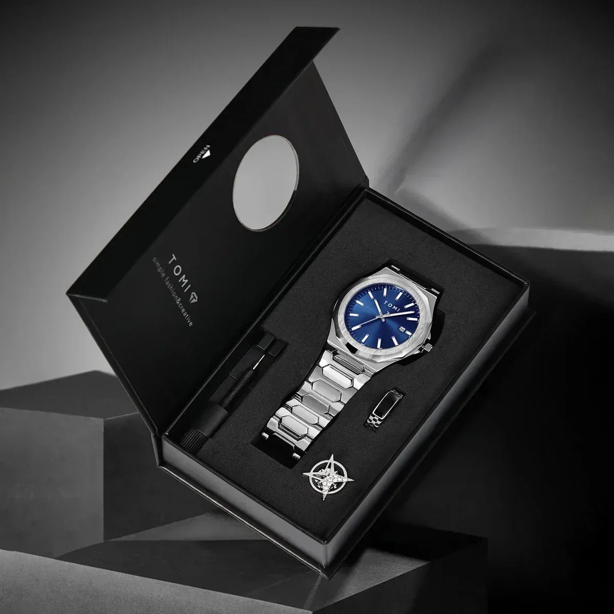 TOMI T301 Executive Timepiece Gift Set