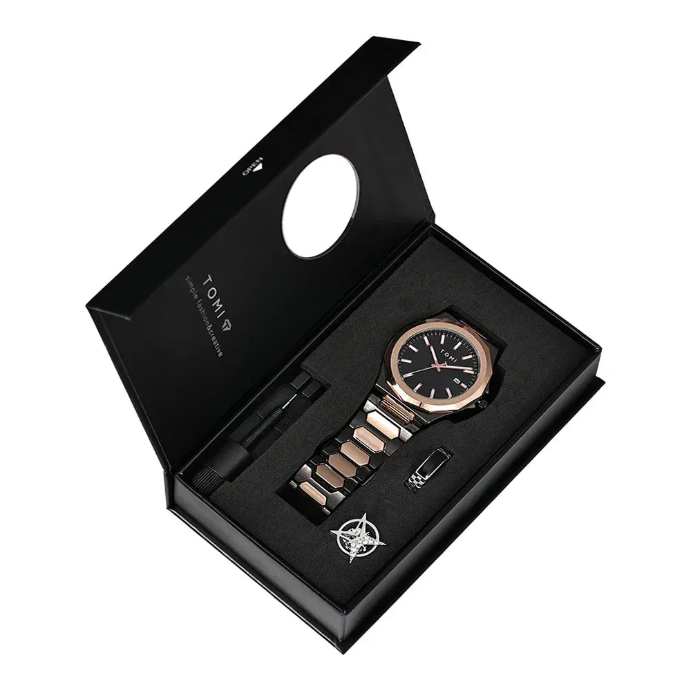 TOMI T301 Executive Timepiece Gift Set