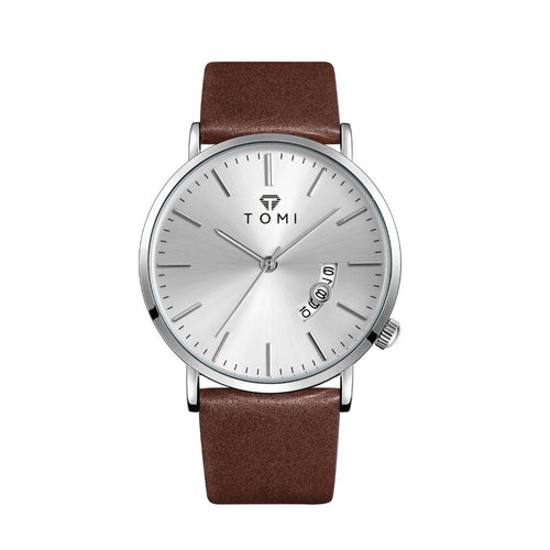 Silver / Brown