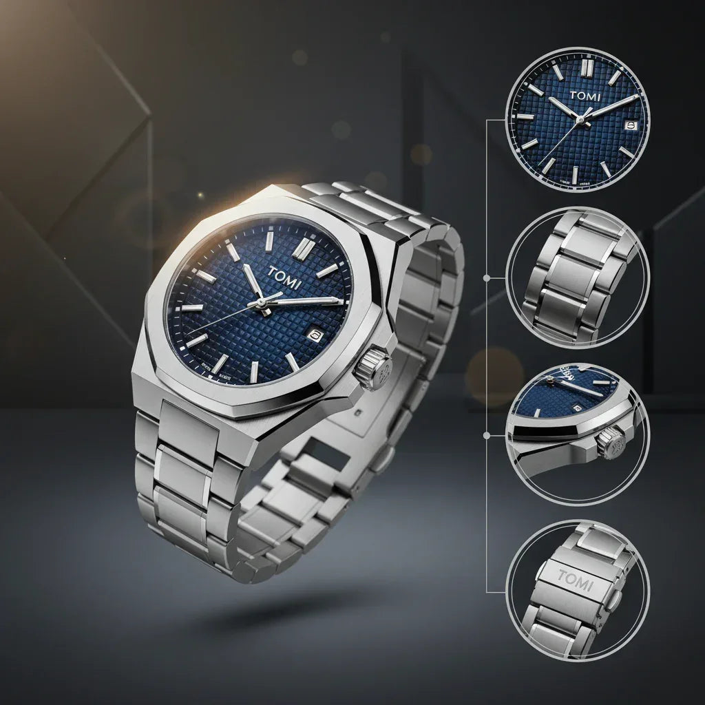 TOMI T301 Executive Timepiece Gift Set