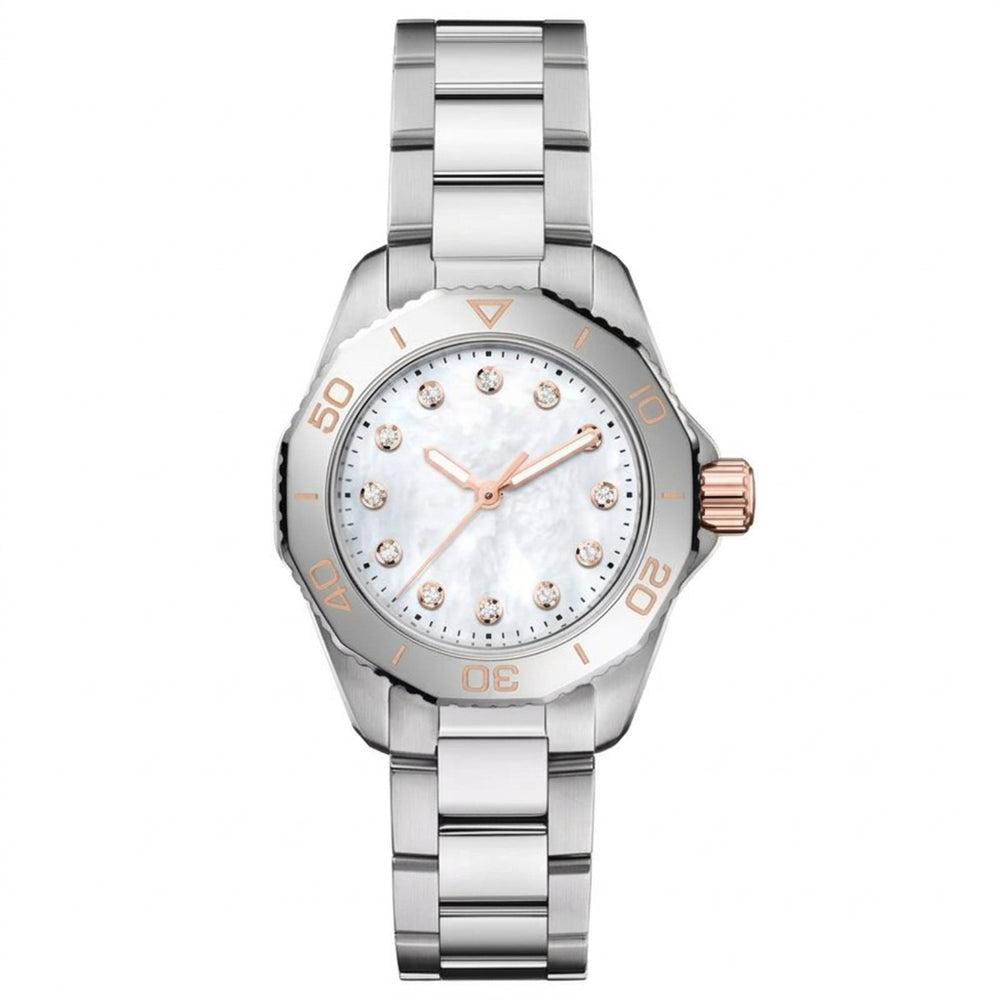 Slim minimalist octagonal, steel, white dial · SF-40T