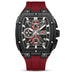 black red