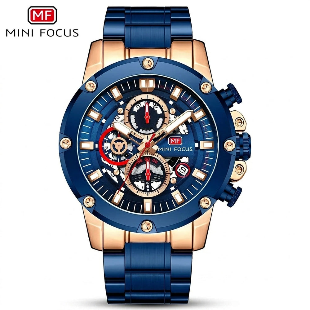 MINI FOCUS Regal Steel Chronograph - MF04