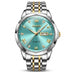 two-tone turquoise