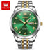two-tone green